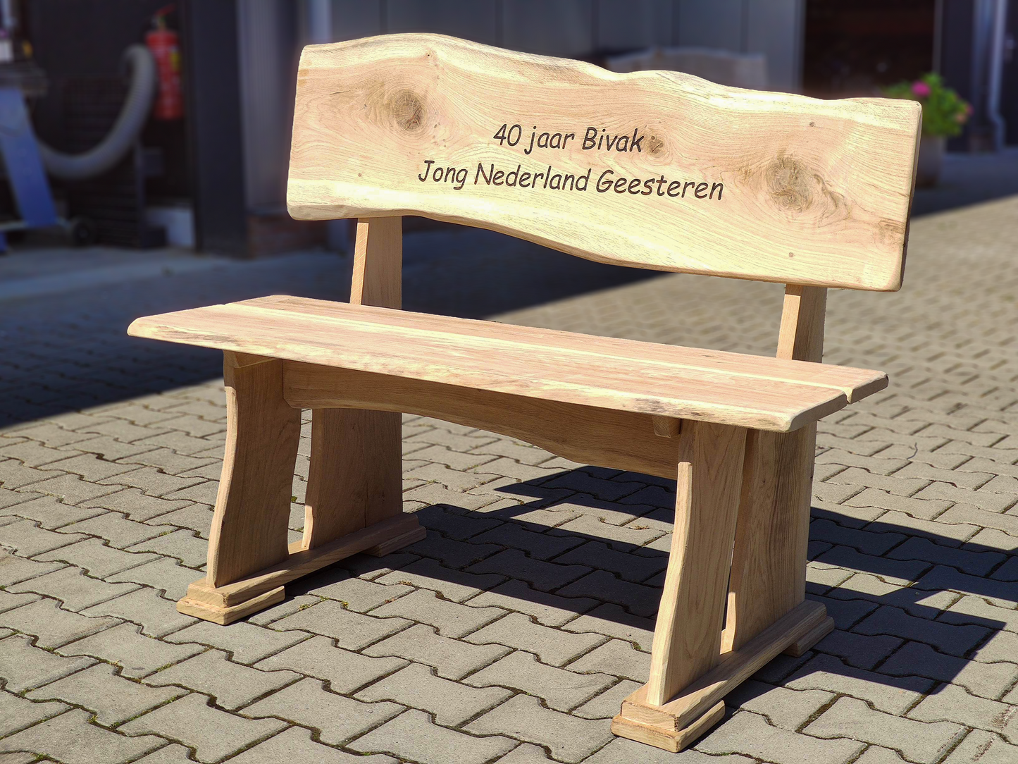 Wooden garden bench - Oak